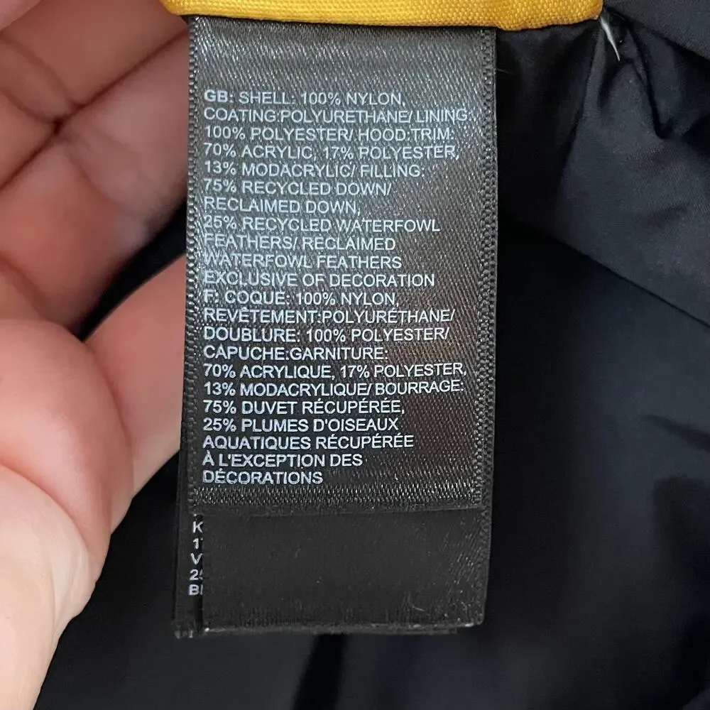 The North Face McMurdo Down Parka Jacket Black DryVent 600 Fill XXL